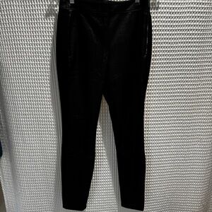 White House Black Market Chic Black Faux Leather Leggings